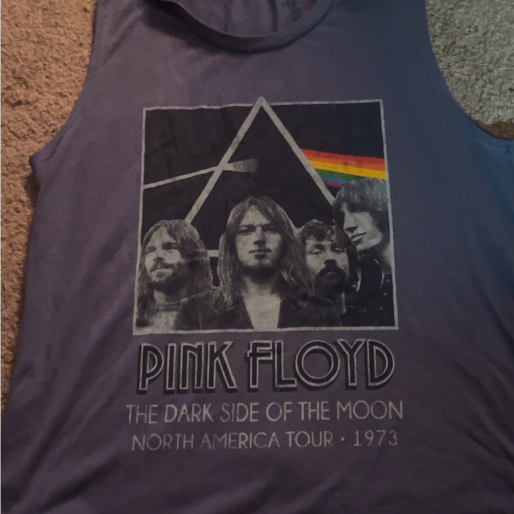 Pink Floyd Blue Graphic Apparel